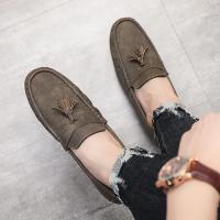 Zapatos Casuales Para Hombre En Cuero Ligeros Y Transpirables Mocasines Clásicos Para Conducir Y Caminar Comodidad SLIP-ON Para Primavera/Otoño - details 13