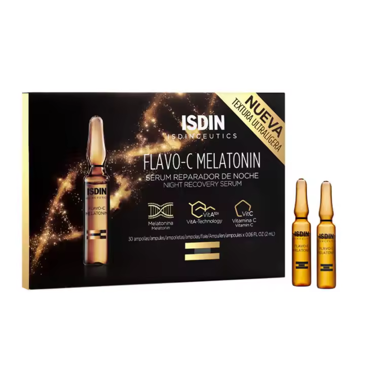ISDIN FLAVO-C MELATONIN SERUM REPARADOR DE NOCHE 30UN - 1