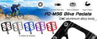 Pedales De Bicicleta BUCKLOS 3 Rodamientos Plataforma Plana Ultraligera Antideslizante Para MTB BMX Y Ciclismo En Carretera Material De Aluminio Color Negro/Gris/Rojo/Azul/Morado - details 0