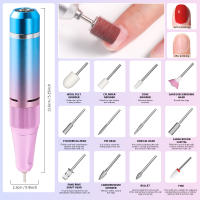 Máquina De Uñas Eléctrica Portátil Profesional 40000RPM Recargable Bajo Ruido Para Manicura Y Peluquería De Perros Herramienta De Esmeriladora De Uñas - details 7