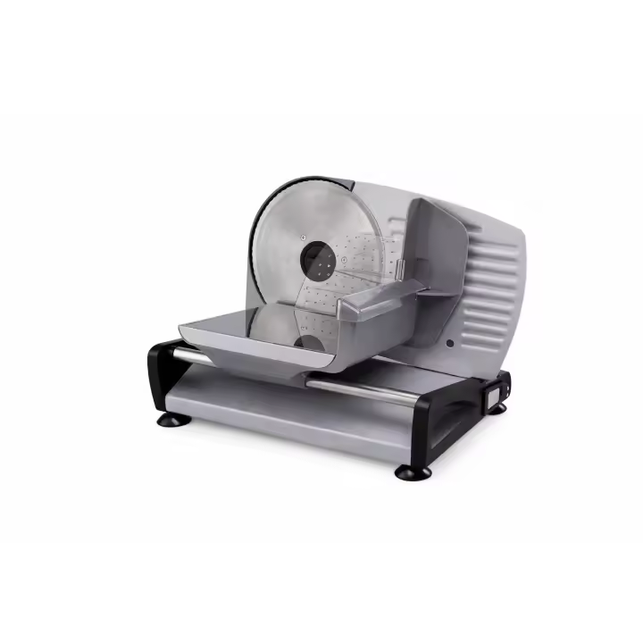 Cortadora de Jamón Eléctrica 150W Profesional | Cuchilla 190mm INOX | Grosor ajustable 0-15 mm | Cortadora de embutidos - 1