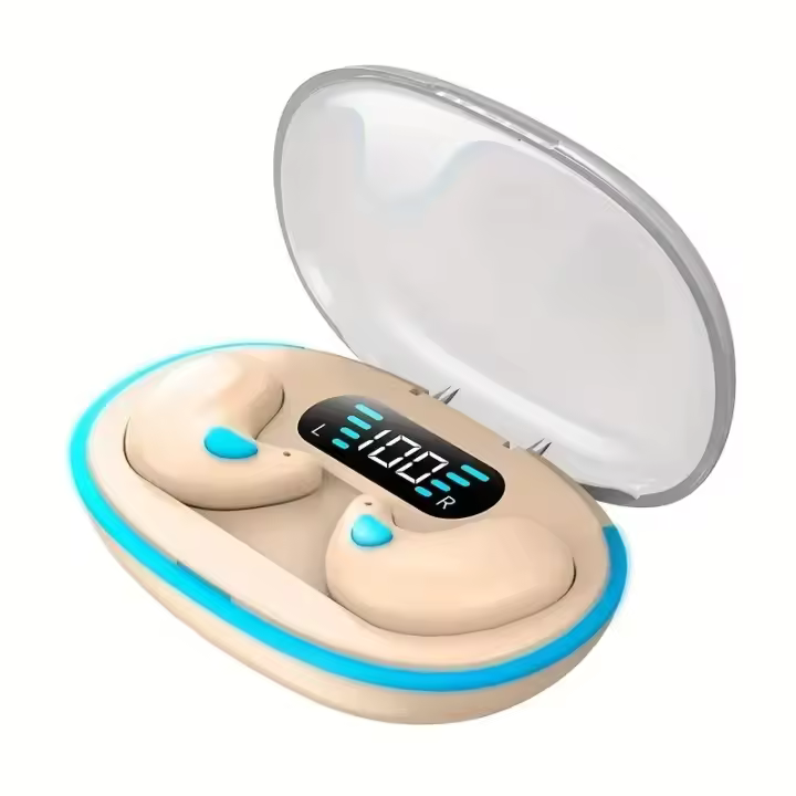 Auriculares Bluetooth Inalámbricos 2024 Con Gancho En Oreja Y Reducción De Ruido Alta Fidelidad Estéreo Auriculares Con Micrófono Para Deporte Y Oficina - 1