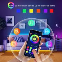 Tiras LED RGB Con Control Remoto Y APP Sincronización De Música Para Decoración De Habitación Y TV Luz De Fondo De Dormitorio - details 2