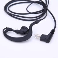 1-20PCS 2-Pin Air Tube Earpiece Headset Para Walkie Talkie Micrófono Para Motorola CB Radio CP88 CP040 CP100 CP110 Negro - details 5
