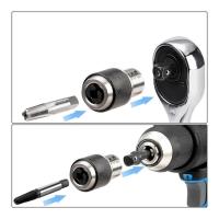Juego De 2 Piezas De Socket De Tapa 1/4-1/2 Ajustable 0-1/2 Con Soporte M3-12 Herramienta De Extracción De Tapa Adaptador De Socket De Tapa Para Metalworking - details 3