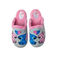 Eva Zorteon - Zapatillas de casa semiabiertas de Stitch y Angel.  Marca ALCALDE. - details 4