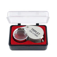 Lupa De Joyería Portátil Para Diamantes Y Relojes Herramienta Metálica Para Monedas Gemas Y Sellos Magnificador De Ojo De Joyero - details 6