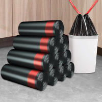 Bolsa De Basura De Plástico Mediana Y Grande Con Cordón Cerrado 3 Rolls Aumentados Bolsas De Basura Portátiles Para El Hogar - details 4