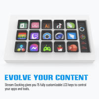 StreamDeck Mini Visual Keyboard LCD 15Botones Controlador De Contenido En Vivo Para Windows/MacOS Botón Personalizado Regalo Kryboard - details 5