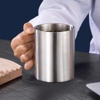 Taza De Café De Acero Inoxidable 200/300/400ML Taza Termo Doble Capa Antigolpes Portátil Para Bebidas Como Cerveza Té Jugo - details 6
