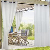 2PCs Cortina en Aaire Libre Para Patio Desmontable Para Fácil Cortina Imperable Para Porche Jardín Gazebo - details 3