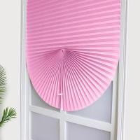 Cortinas De Blackout Mitad Con Plisadas Autoadhesivas Para Cocina Baño Balcón Ventanas De Coffee/Office Cortinas Romanas De Tela Para Ventanas De Skylight - details 20