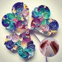 Kit De Herramientas Para Encogido De Papel Paper Quilling Con Pluma De Acero Inoxidable Y Plástico Para Artesanía DIY Proyectos De Tarjetas - details 5