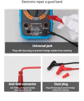 ANENG PT1003 Multímetro Con Pinza Universal Probar Cable PVC 20A Herramienta De Prueba Para Electrónica Y Reparación DIY - details 6