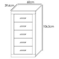 Muebles Liquidator Cajonera Sinfonier Modelo Lara Dormitorio - details 0