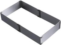 Molde rectangular ajustable de la torta - details 1