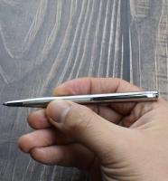 Bolígrafo De Bola De Acero Inoxidable Portátil 0.7mm Tinta Negra Azul Recargable Mini Metal Para Oficina Y Escuela Suministros De Papelería - details 3