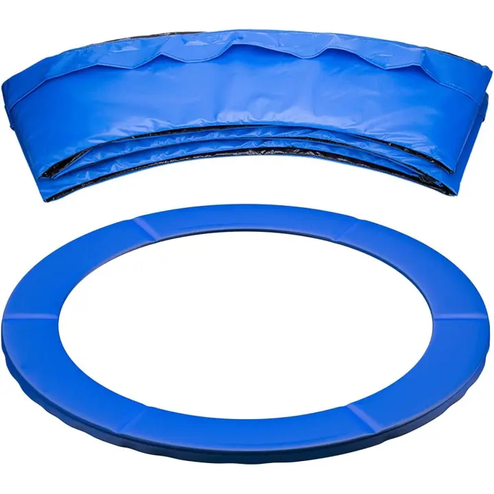 Almohadilla de seguridad de repuesto para trampolín (cubierta de resorte), plegable, de 1,8 a 4,2 m, cómoda, duradera y resistente al agua. - 1