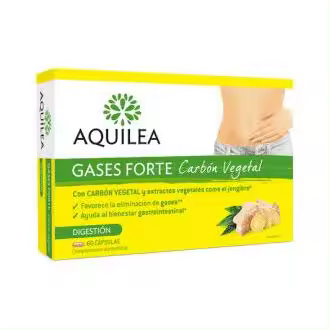 Aquilea Gases Forte Carbón Vegetal, 60 Cápsulas - 1