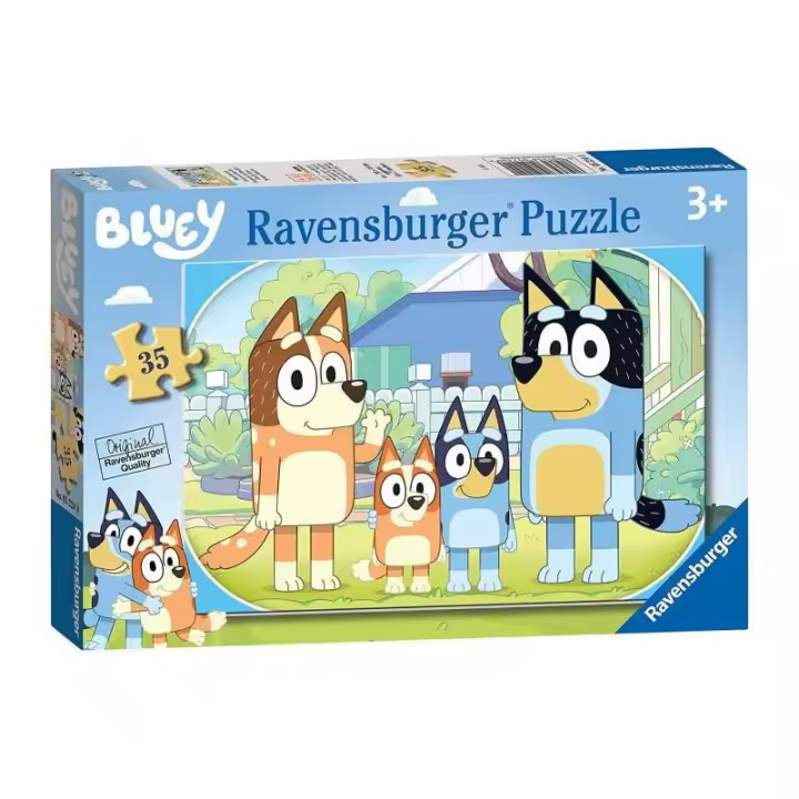 Ravensburger Bluey Puzzle 35 Piezas - Imágenes Coloridas y Personajes Icónicos - 1