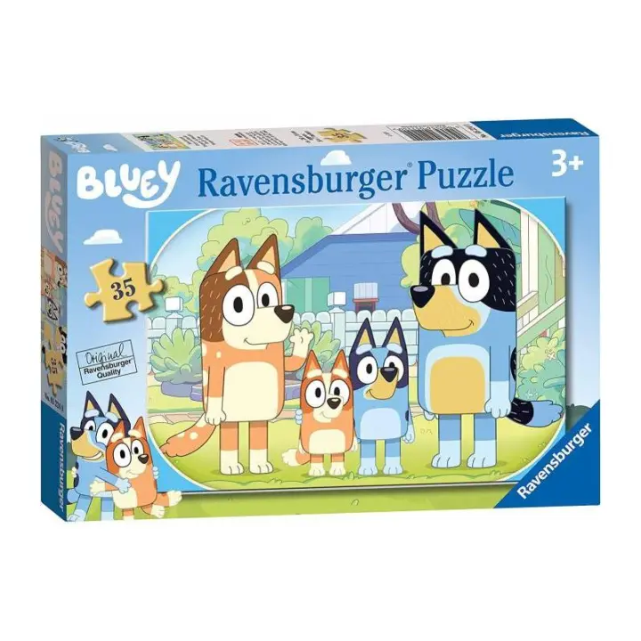 Ravensburger Bluey Puzzle 35 Piezas - Imágenes Coloridas y Personajes Icónicos - 1