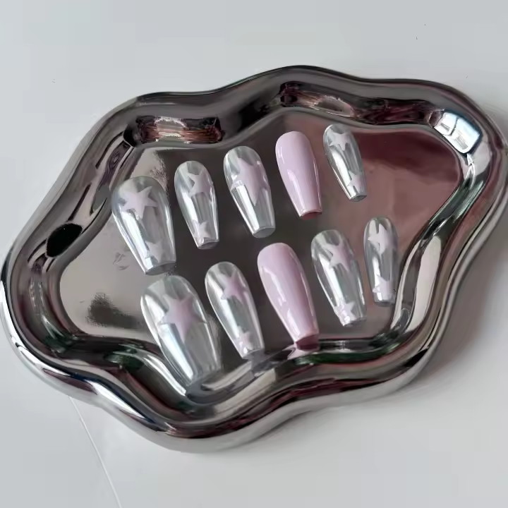 SA LLUNA 3x2 Regala 1 Recibes 4 ,pressonnails,uñas postizas ,reutilizables,efecto gel , set equipaje - 1
