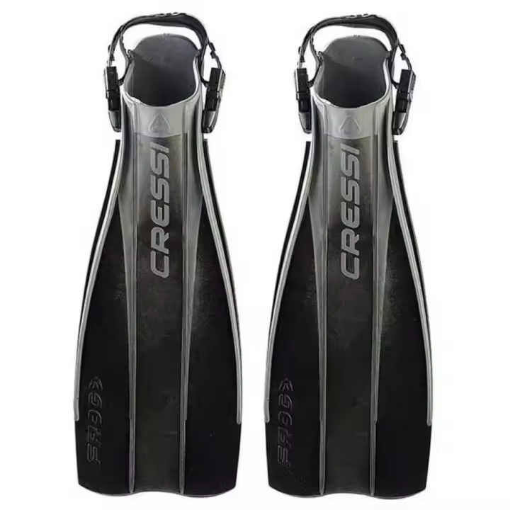 Cressi Aletas De Buceo Frog Negro Adulto - 1