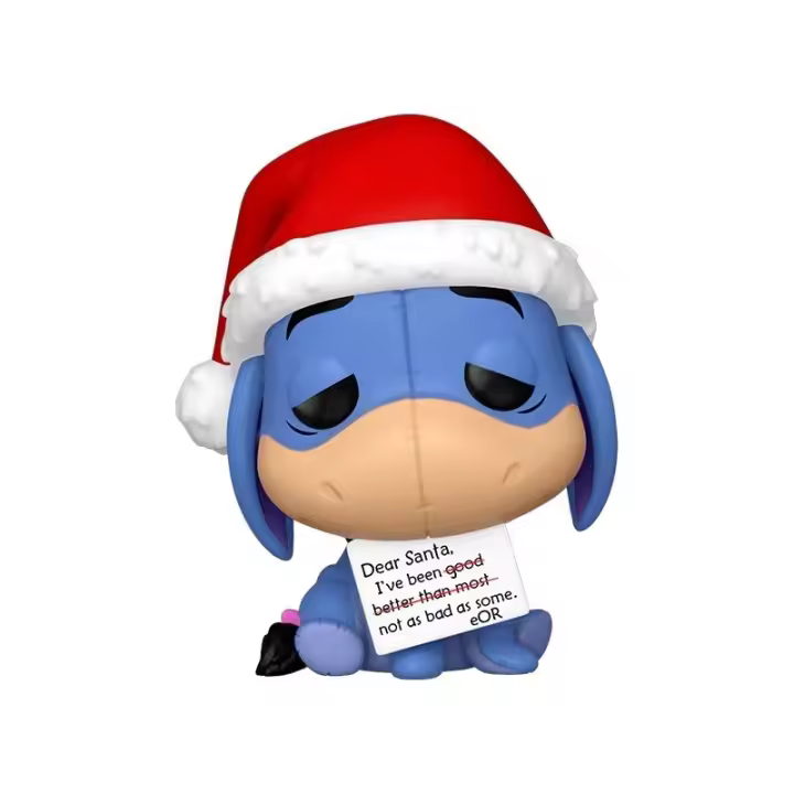 Funko POP! Vinyl Disney - 1129 Holiday - Eeyore - Juguete para Niños y Adultos - Fans - Diversidad de Personajes y Temáticas - 1
