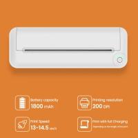 Impresora térmica Bluetooth A4, impresora fotográfica Prince Thermal BT Pridite de 210 mm de ancho para oficina en casa al aire libre - details 3