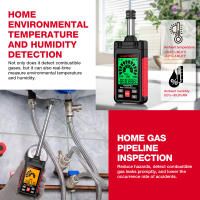 Detector De Gases Inflamables HABOTEST HT609 pro Con Pantalla Y Alarma Sonora Medidor De Metano Natural Retráctil 50-1000PPM - details 16