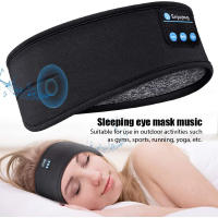 Mascarilla De Sueño Con Auriculares Bluetooth Comodidad Elástica Suave Música Wireless Earphones Estilo Ows Headband - details 0