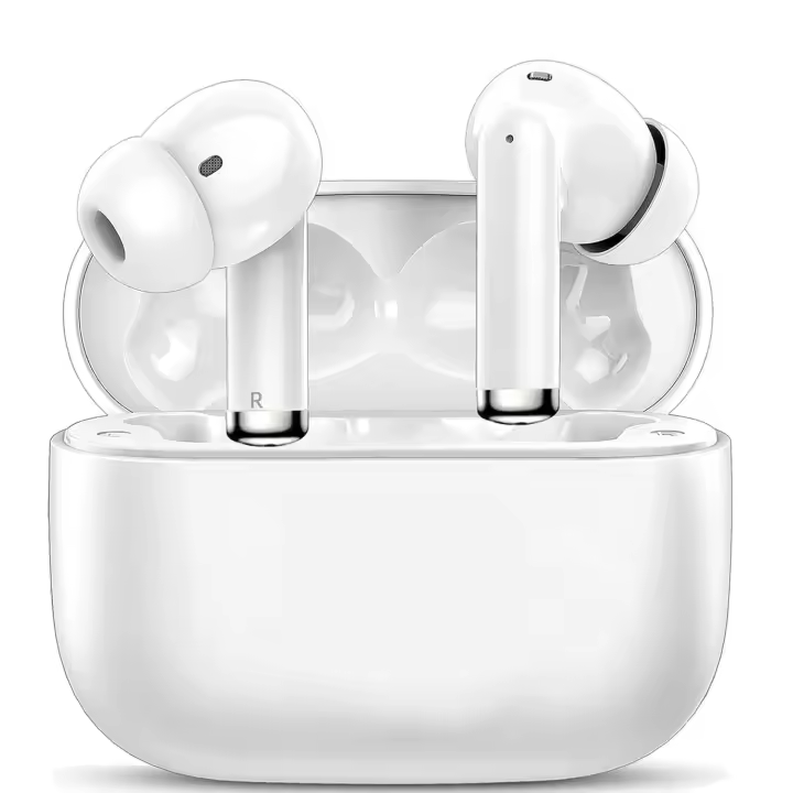 Auriculares inalámdricos con Bluetooth 5,3, audífonos con Micrófono Estéreo para iPhone - 1