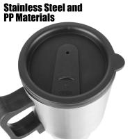 Hervidor Eléctrico De Coche 12V 450ml Taza Termo Para Café Leche Viajes Camping Con Protección De Sobrecalentamiento Y Vaciado Automático - details 7