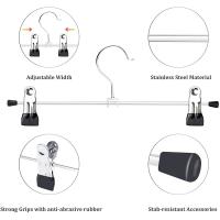 10pcs Gancho Para Ropa Antideslizante Multiusos Para Secado De Ropa Y Falda Clip Para Armario Racks De Pantalones a Prueba De Viento - details 1