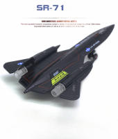 Modelo De Avión De Combate SR-71 Blackbird American Reconnaissance Con Sonido Y Luz Metal Diecast Para Coleccionistas Edad Recomendada 14+ - details 13