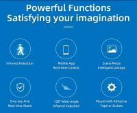 Sensor De Movimiento Infrarrojo Zigbee WiFi Tuya Para Seguridad En El Hogar Compatible Con Alexa Y Google Home Detector De Cuerpo Humano - details 1