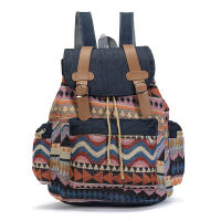 Mochila de de Lona con Estampado Sólido para para Mujeres Bolsa Hombro Estudiantes - details 13