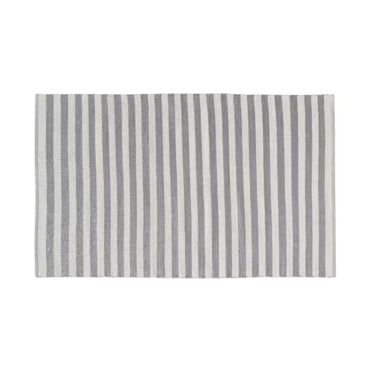 Parentesi Quadra  -  ALFOMBRA RAYAS SILVER 120X180 - 1