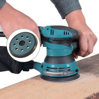 Patinete De Lijado 125mm 5 Pulgadas 8 Agujeros Makita Orbital Sander Disco Porter Cable Hook Loop Para Herramientas Eléctricas - details 3