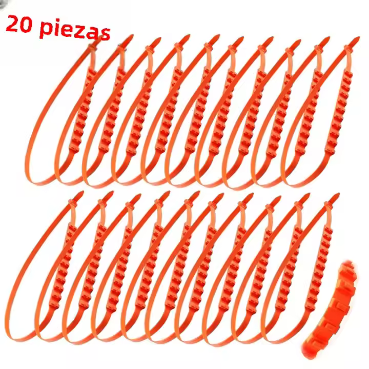 Cadenas De Neumáticos Para Coche Invierno Nieve Antideslizante Cable De Tied Accesorios De Emergencia Para Neumáticos Auto Exterior 10/20PCS - 1
