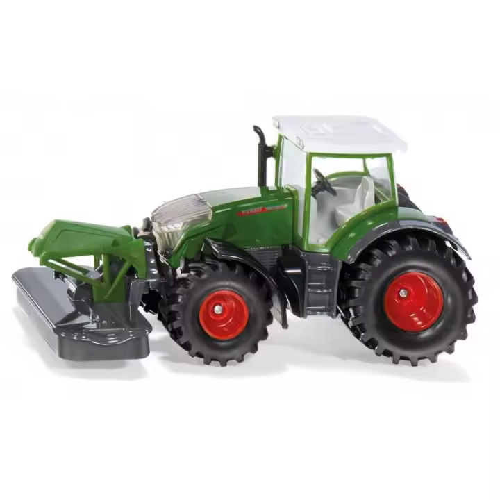 Siku - Tractor Fendt 942 Vario con Segadora Frontal - Potente Motor MAN - Escala 1:50 - 1