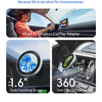 Adaptador De Carplay Wireless Ottocast CarplayClip Con Aromaterapia Y Pantalla Rapid Connect Sin Retrasos DIY Para Coche - details 7