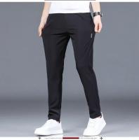 Pantalones Casuales Para Hombre Verano 2024 Estilo Coreano Elásticos Rectos Ajustados Cómodos Trajes Negocios Verde Militar - details 18