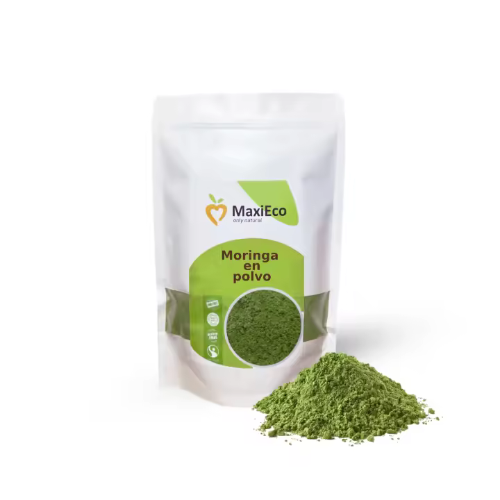 Moringa en Polvo - Superalimento Vegetal con Numerosos Beneficios para la Salud - 500g - 1