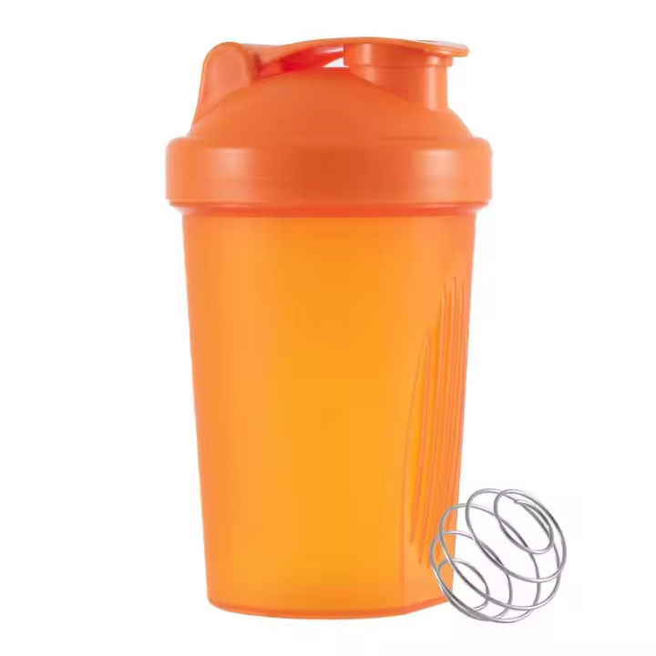Botella De Deporte Con Bolas De Mezcla a Prueba De Fugas Para Proteína De Caseína Bolsa De Bebida Fitness Y Gimnasio 400ML - 1
