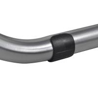 vidaXL Sillas de comedor plegables 2 uds cuero sintético y acero negro - details 6