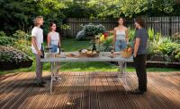 AREBOS Mesa plegable Mesa de jardín Mesa de comedor Mesa plegable camping 182cm - details 0