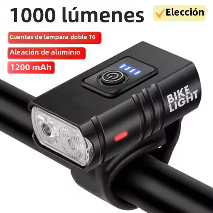 Luz Inteligente Para Bicicleta Heinast LED USB 3000mAh Impermeable MTB Farol Delantero Ciclismo Luz De Bicicleta Accesorios - 1