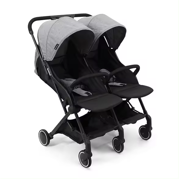 Carrinho de passeio para gémeos Adige Grey Baninni - 1