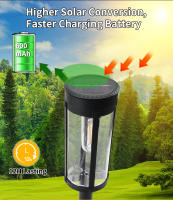 2PCS Luz Solar Para Camino Exterior Impermeable Decorativa Para Jardín Paisaje De Yarda Trasera Iluminación De Camino - details 6